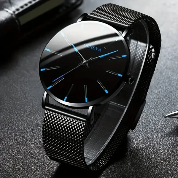 Reloj de Cuarzo para Hombre Estilo Vanguardia